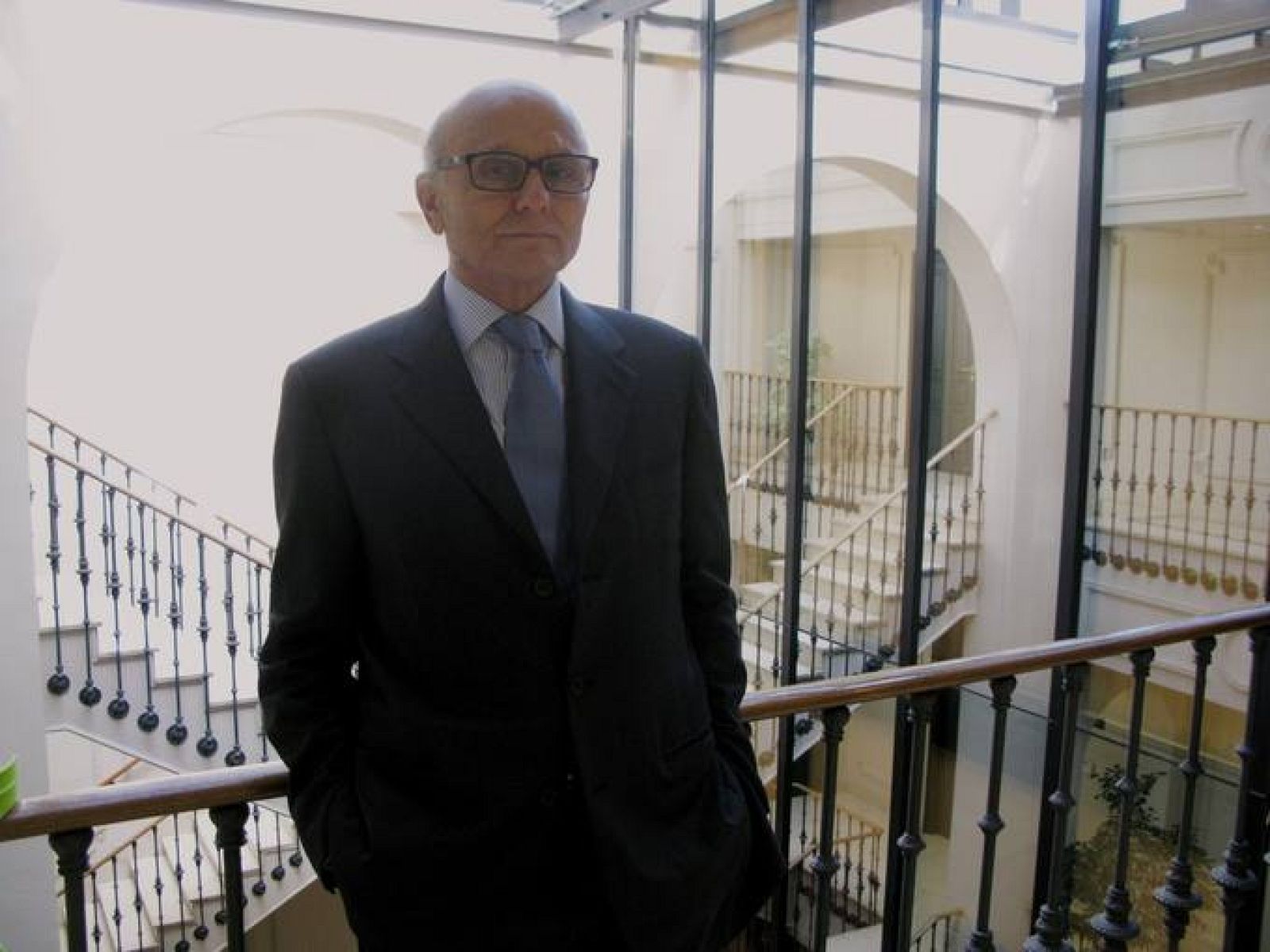 Josep Maria Caralps, antes de su entrevista con RTVE.es