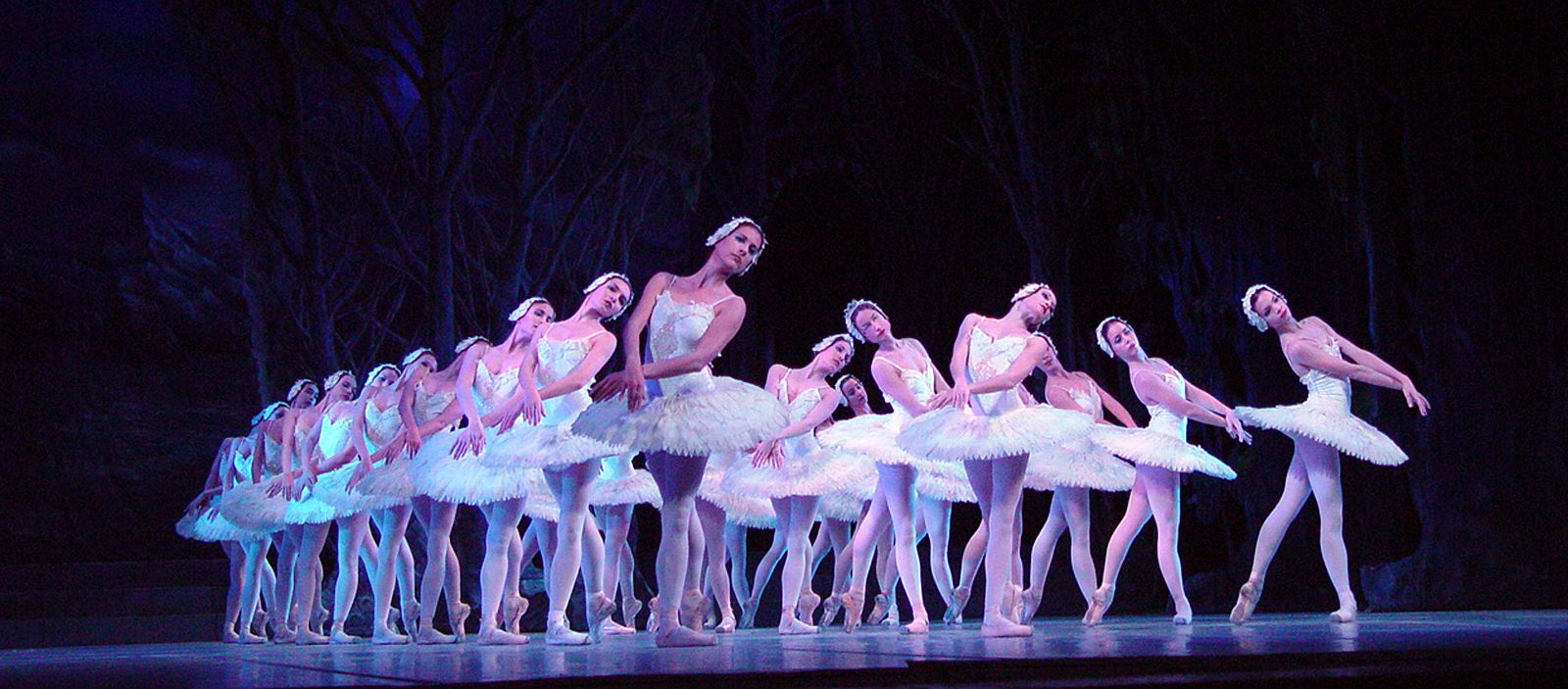 Una imagen del Ballet Nacional de Cuba interpretando 'El lago de los cisnes'