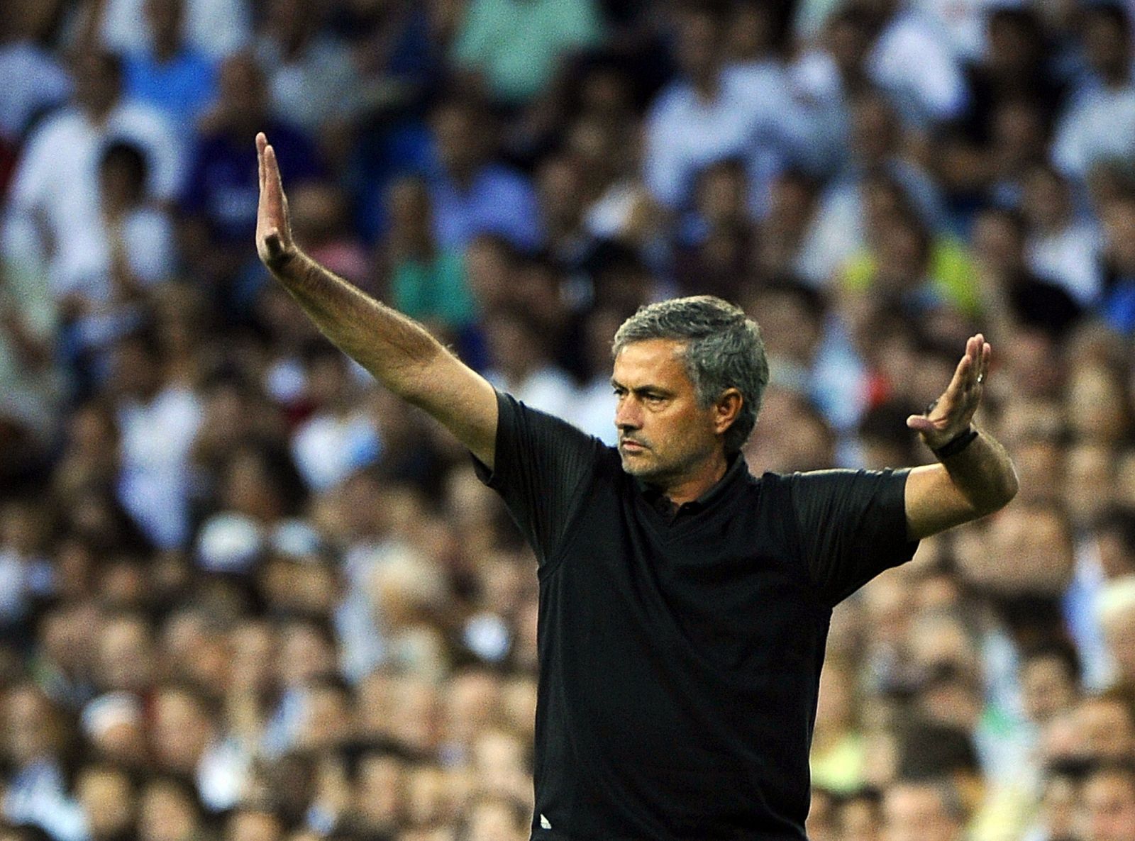 El entrenador del Real Madrid, el portugués Jose Mourinho