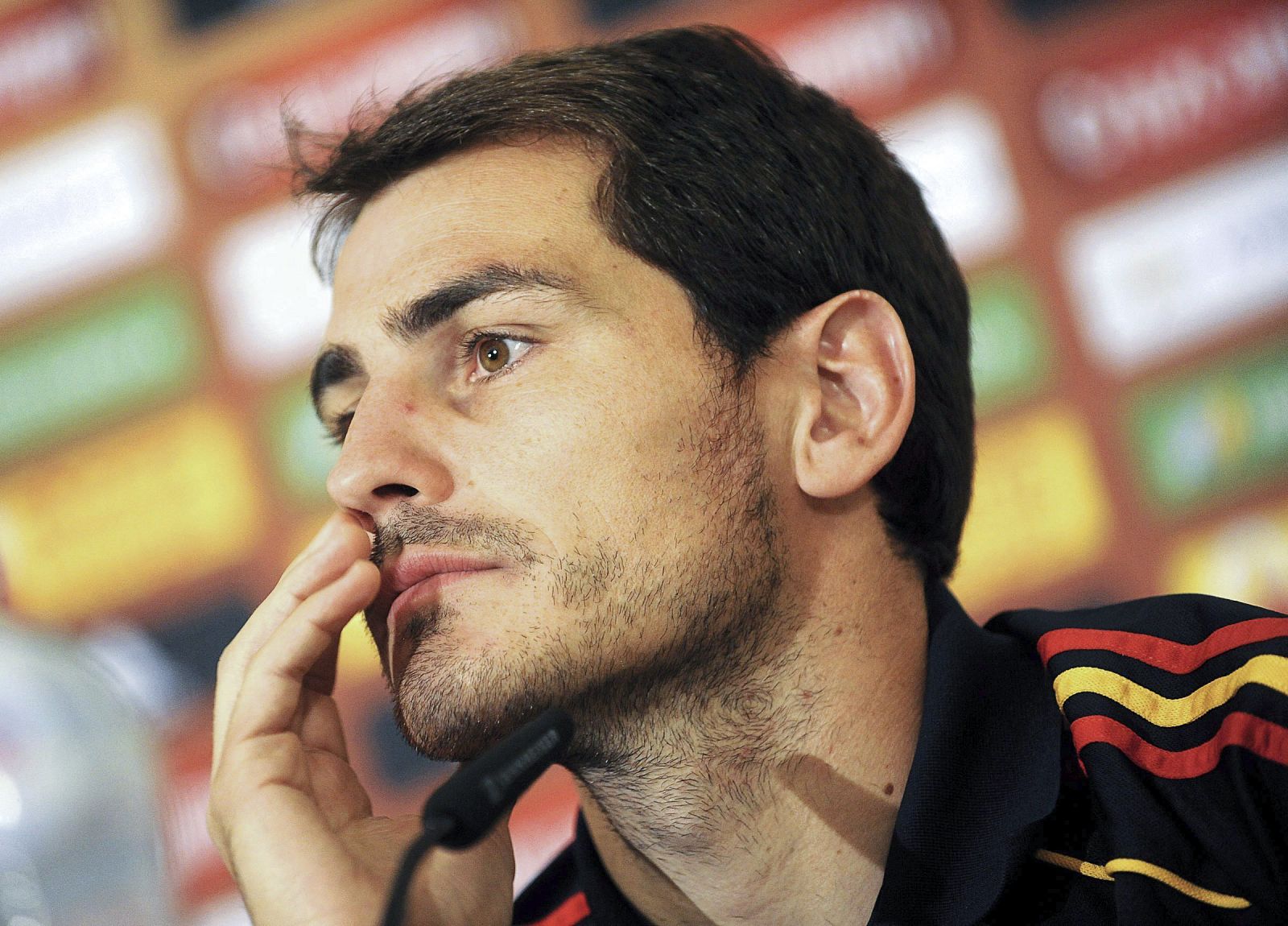 El guardameta de la selección española de fútbol, Iker Casillas