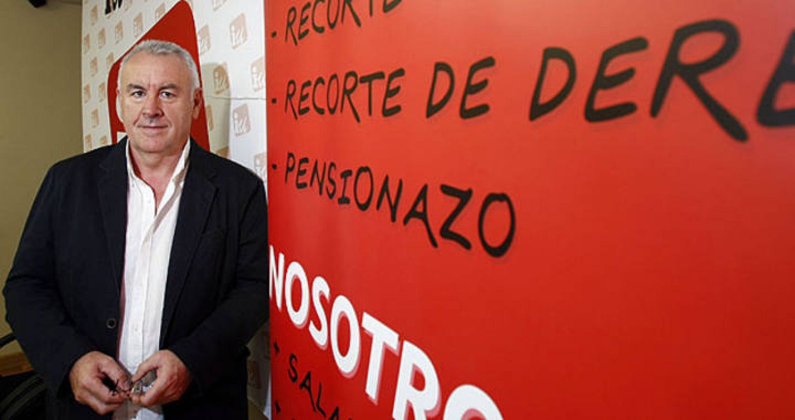  Cayo Lara, candidato a la presidencia por Izquierda Unida