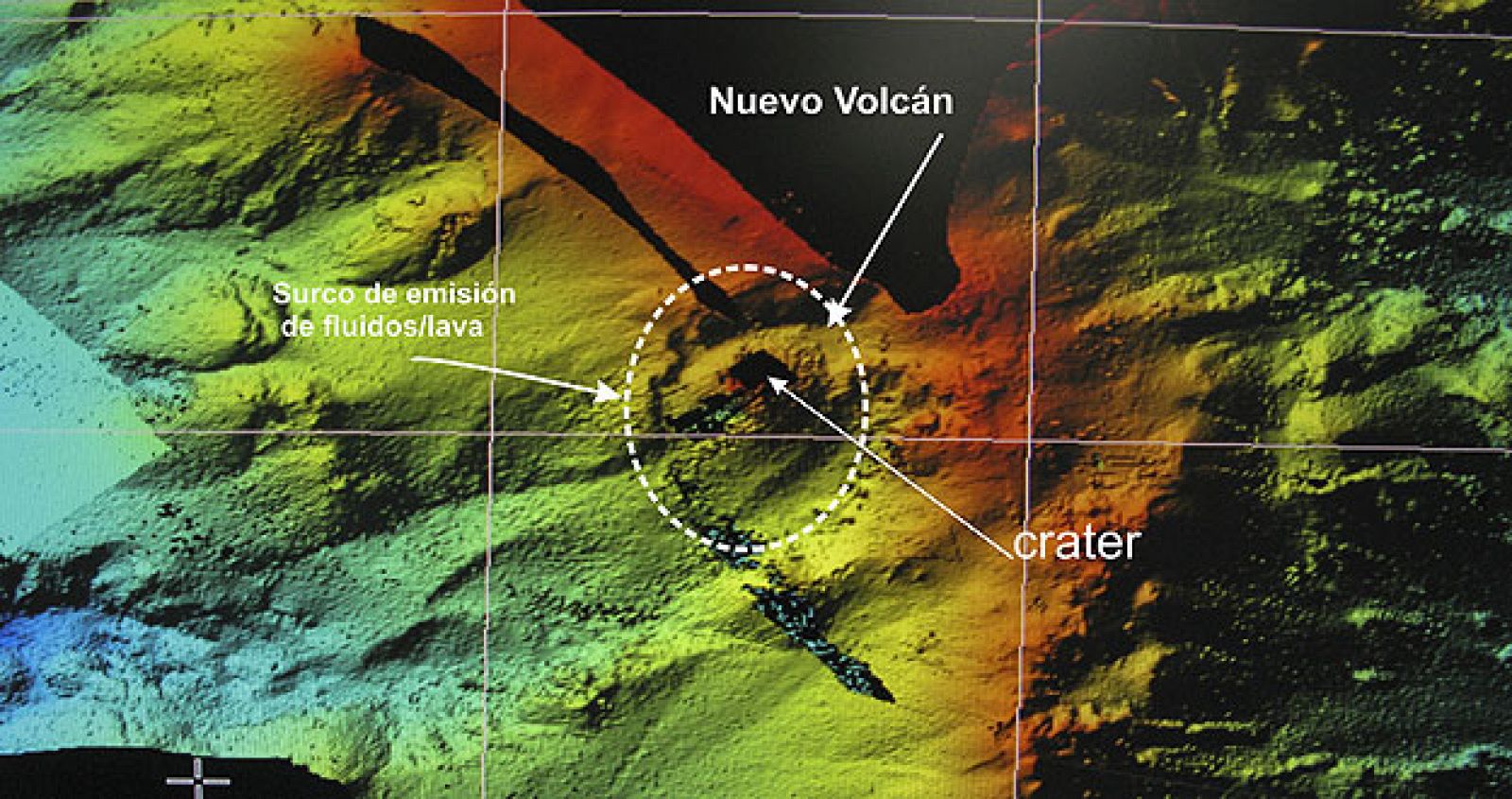 Localizados los dos focos de la erupción submarina de la isla de El Hierro