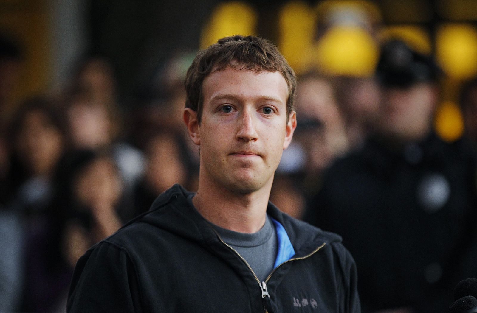 El fundador de Facebook Mark Zuckerberg durante su visita el pasado lunes a la universidad de Harvard