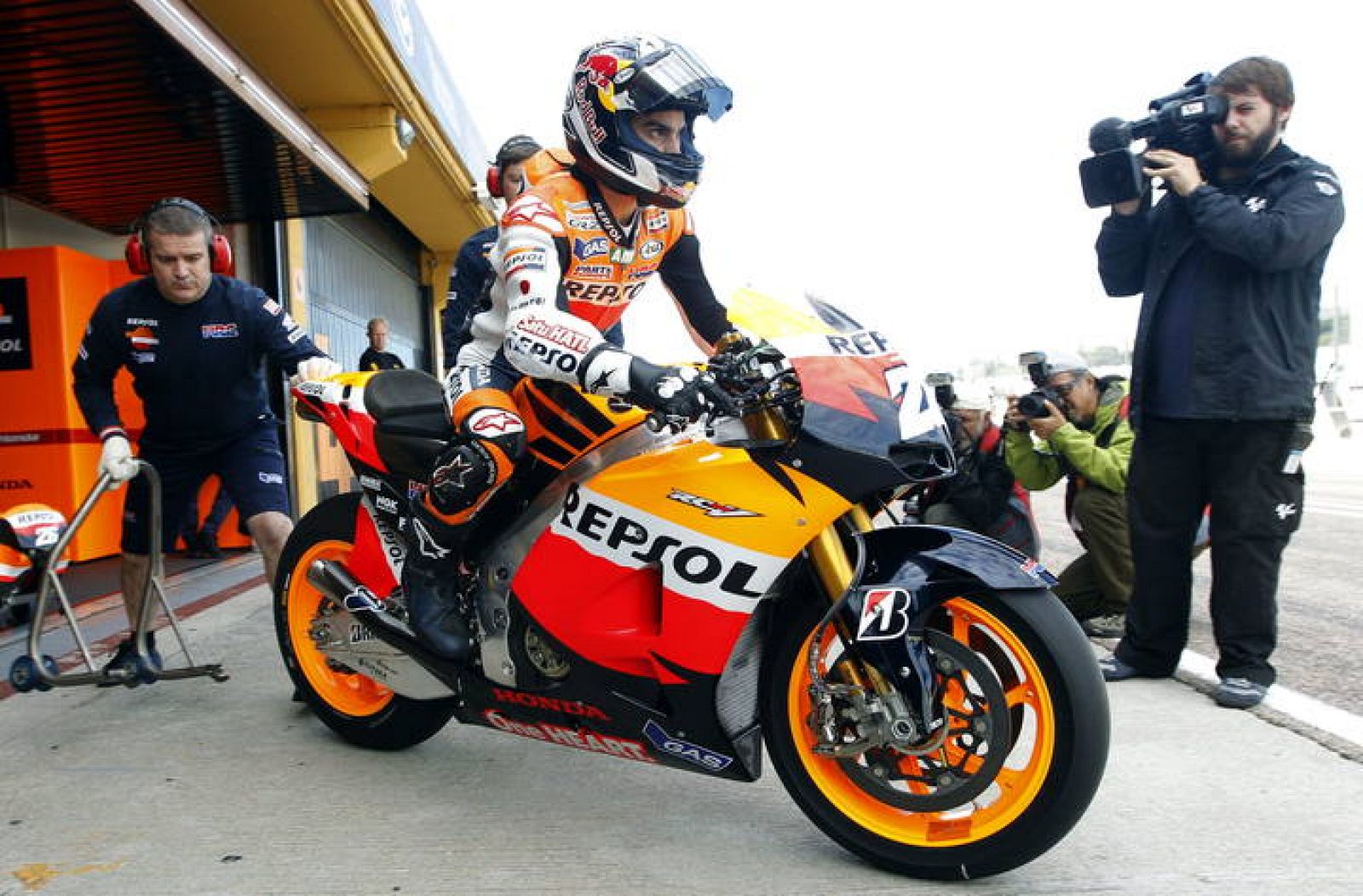 Pedrosa ha sido el más rápido en la primera jornada de test oficiales con la 1000cc.