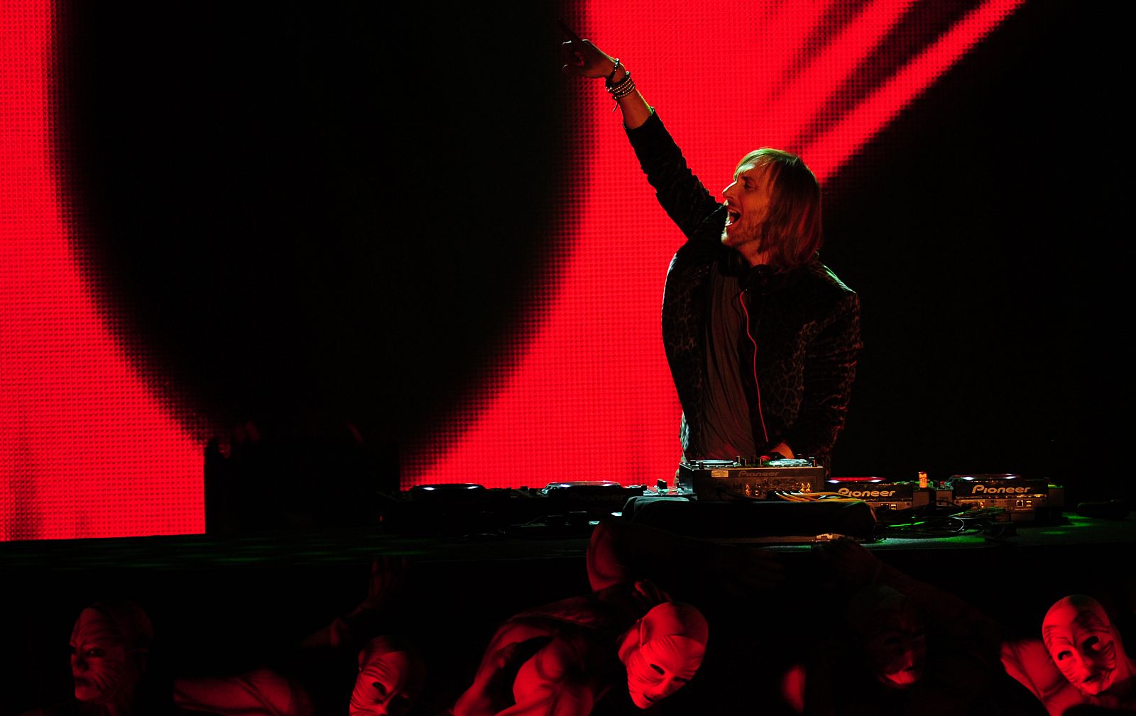 Actuación del francés David Guetta en el Odyssey Arena de Belfast (Irlanda del Norte) el pasado 6 de noviembre.