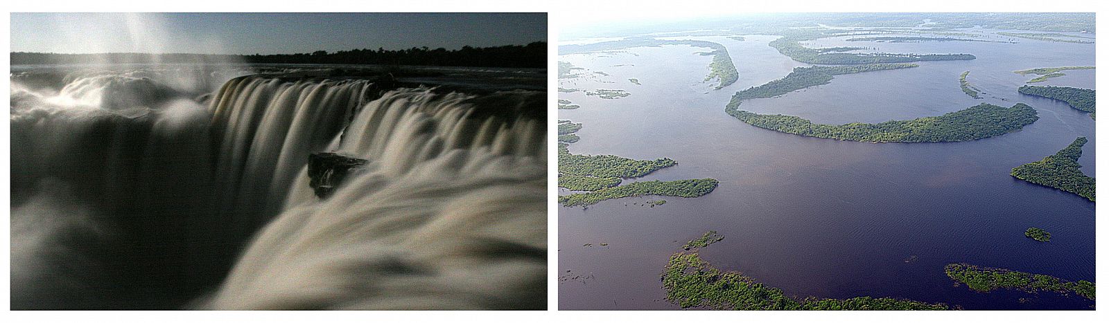 LAS CATARATAS DE IGUAZÚ Y EL AMAZONAS, ELEGIDAS MARAVILLAS DE LA NATURALEZA