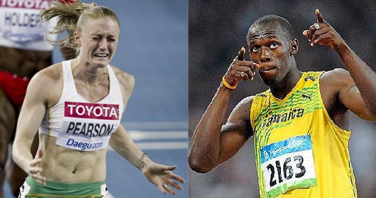 El jamaicano Usain Bolt y la australiana Sally Pearson, atletas mundiales del año contra pronóstico.