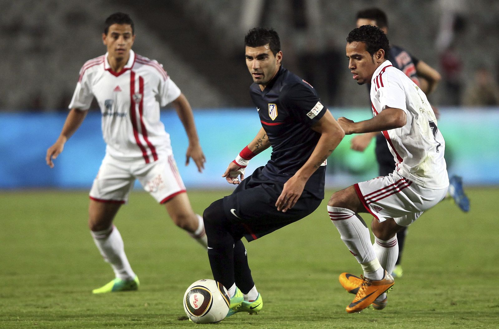 José Antonio Reyes, en el partido amistoso que el Atlético jugó contra el Al Zamalek egipcio el pasado 10 de noviembre.