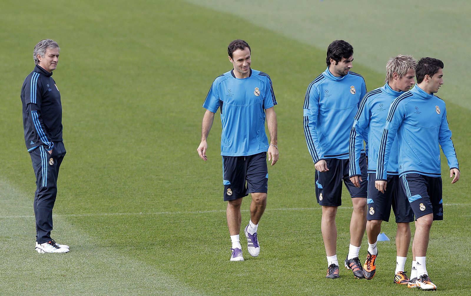 EL REAL MADRID PREPARA EL PARTIDO ANTE EL DINAMO DE ZAGREB