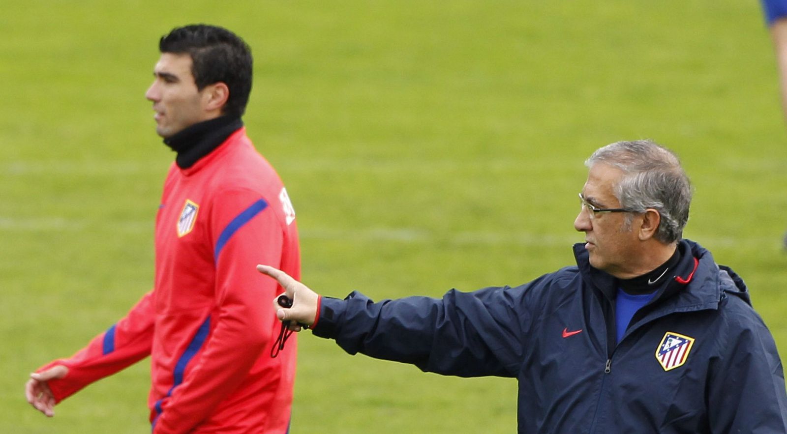 El entrenador del Atlético de Madrid, Gregorio Manzano