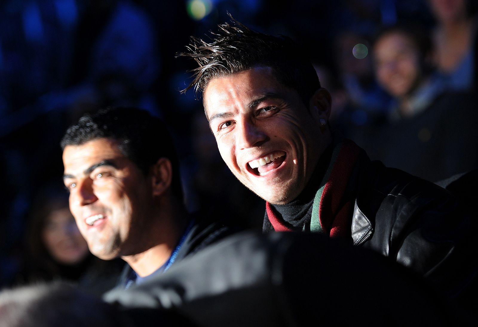 El jugador del Real Madrid, Cristiano Ronaldo, en la final de la Copa Masters de tenis 2011.