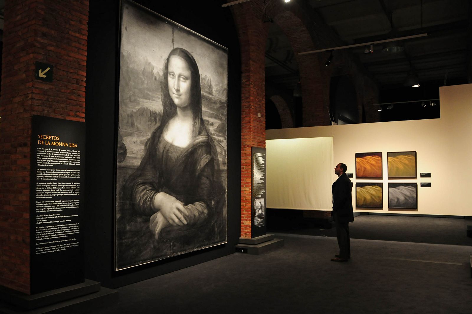 La exposición alberga un espacio dedicado a La Gioconda