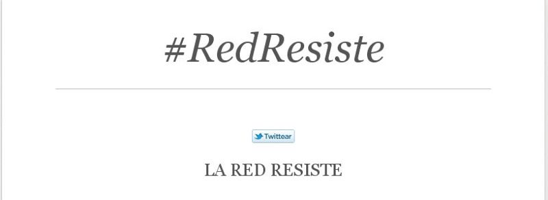 Una de las páginas creadas contra la aprobación del reglamento de la ley Sinde