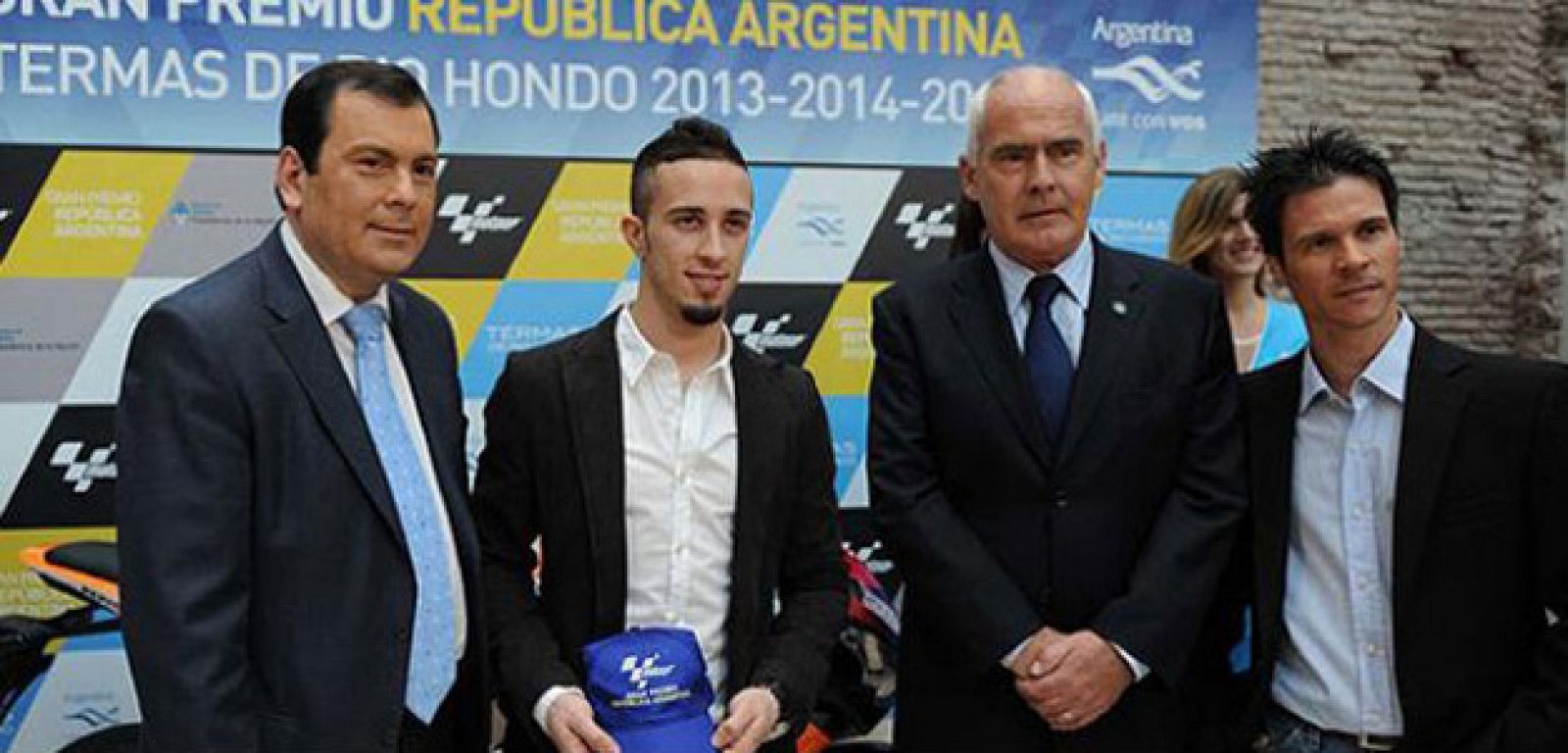 Andrea Dovizioso ha asistido al acto de presentación en Buenos Aires del GP de la República Argentina.