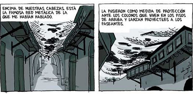 Viñetas de 'Crónicas de Jerusalén', de Guy Delisle