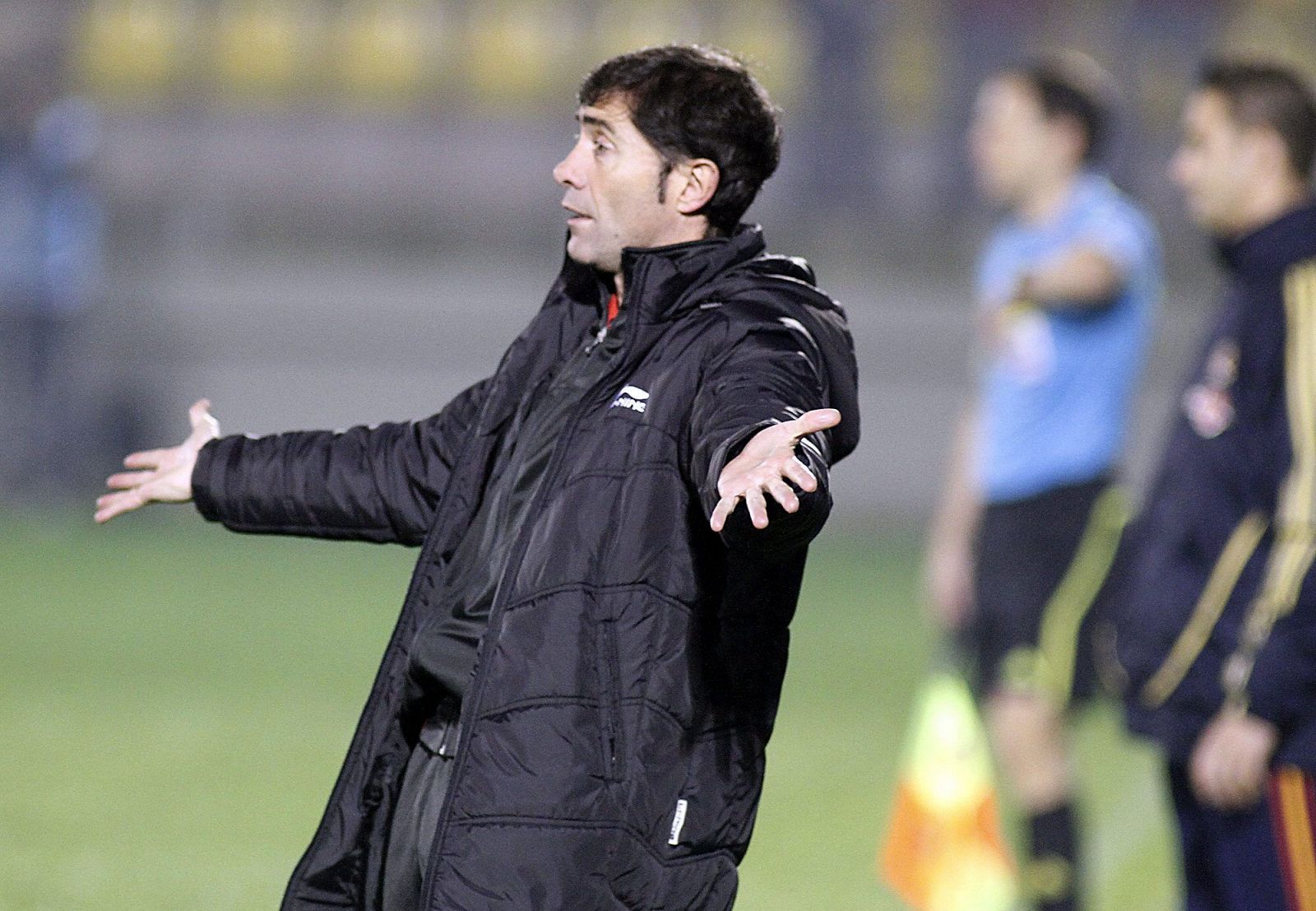 El entrenador del Sevilla, Marcelino García Toral