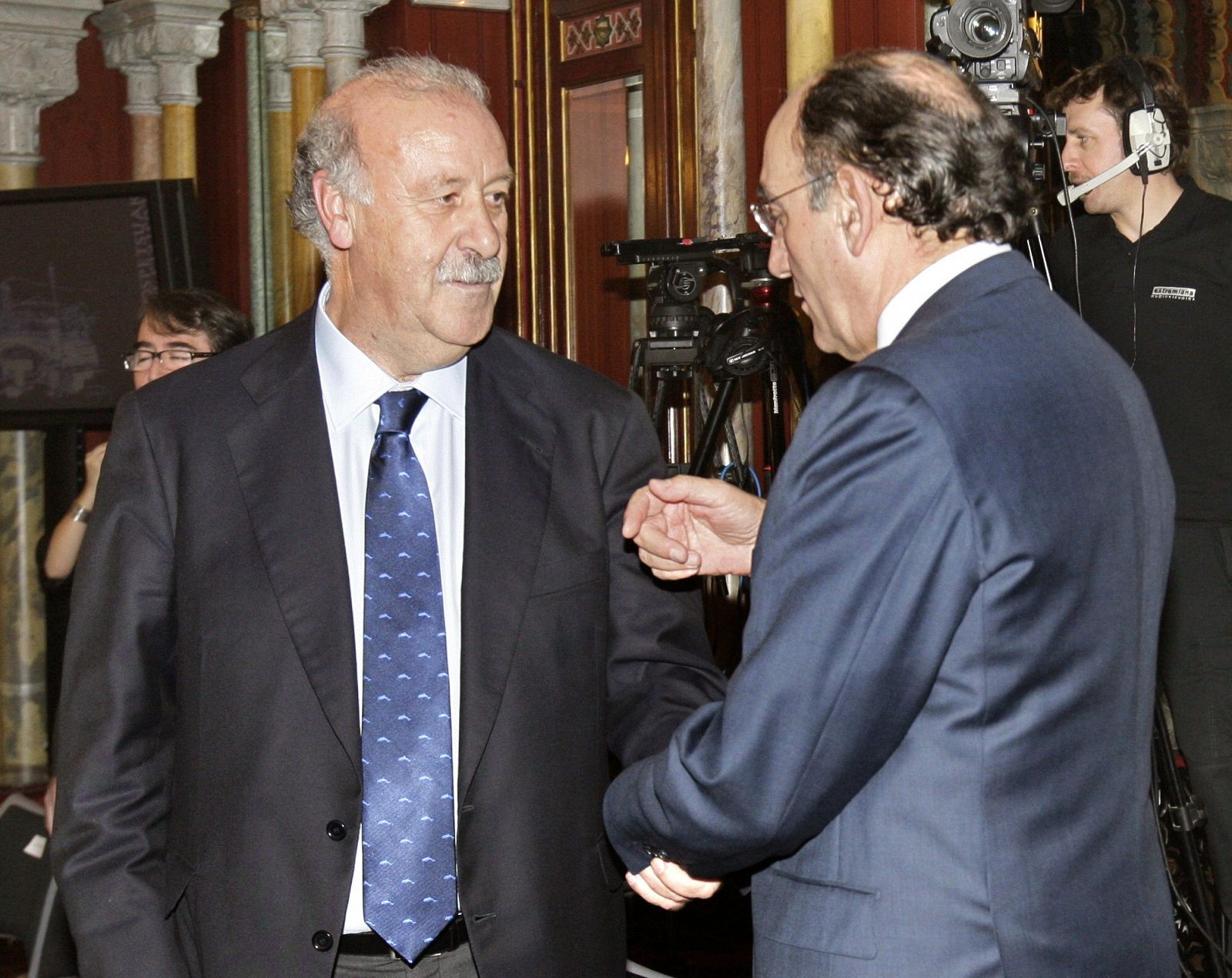 El seleccionador nacional de fútbol, Vicente Del Bosque.