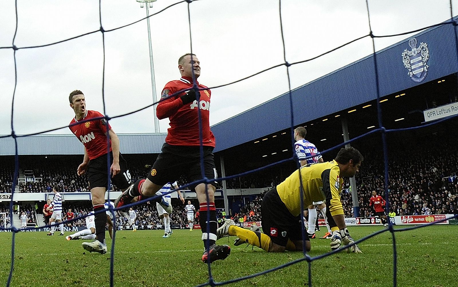 Foto de archivo de un partido del Manchester United ante el Queens Park Rangers'.