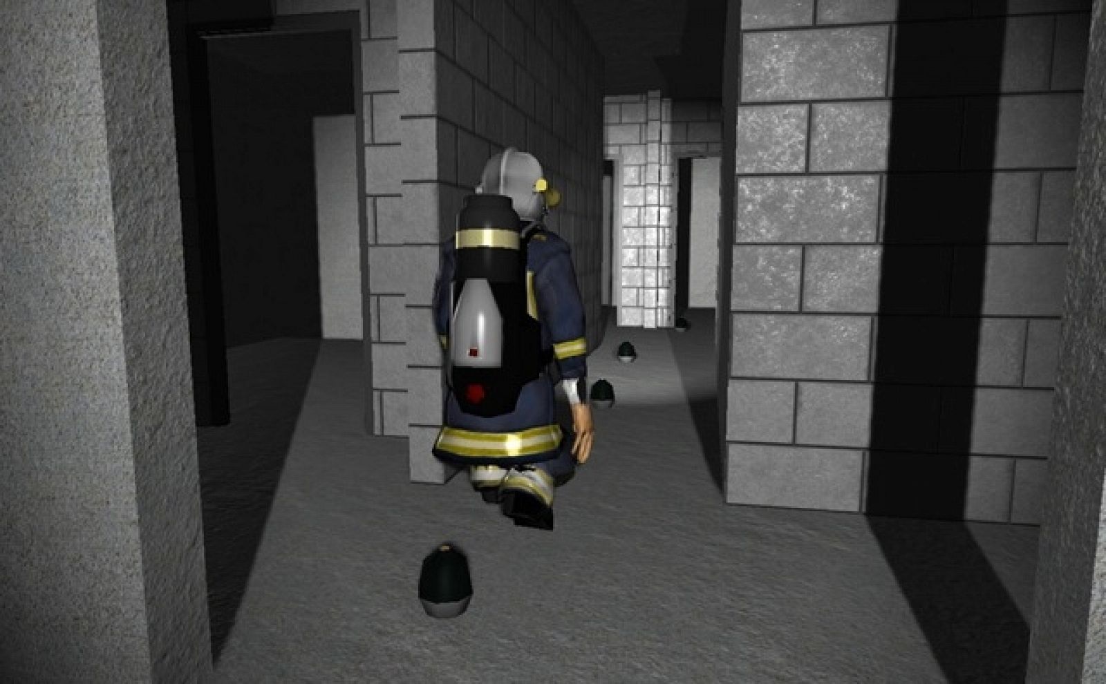 FireSim recrea situaciones de emergencia para que los bomberos sepan cómo actuar en casos reales