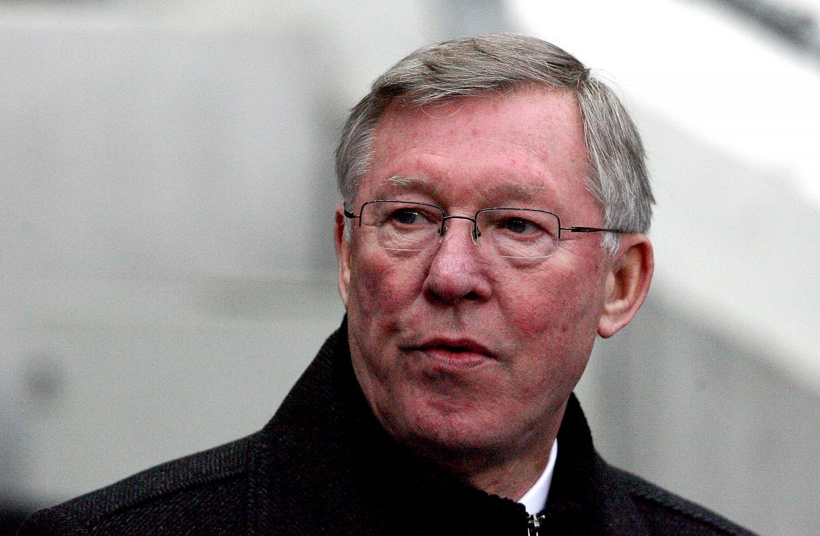 El entrenador del Manchester United, Alex Ferguson.