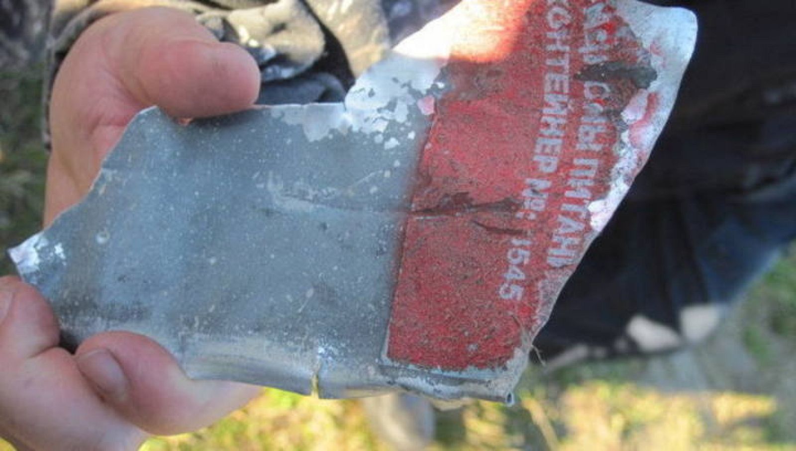   Restos del carguero Progress que se estrelló en Siberia