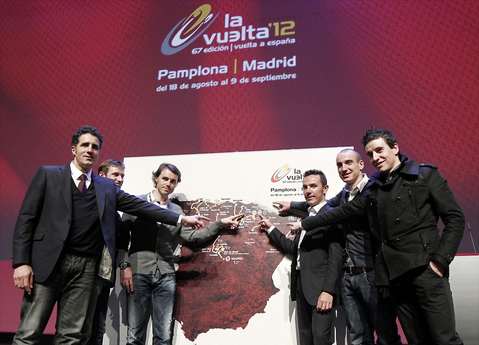 PRESENTACION DE LA VUELTA CICLISTA ESPAÑA 2012