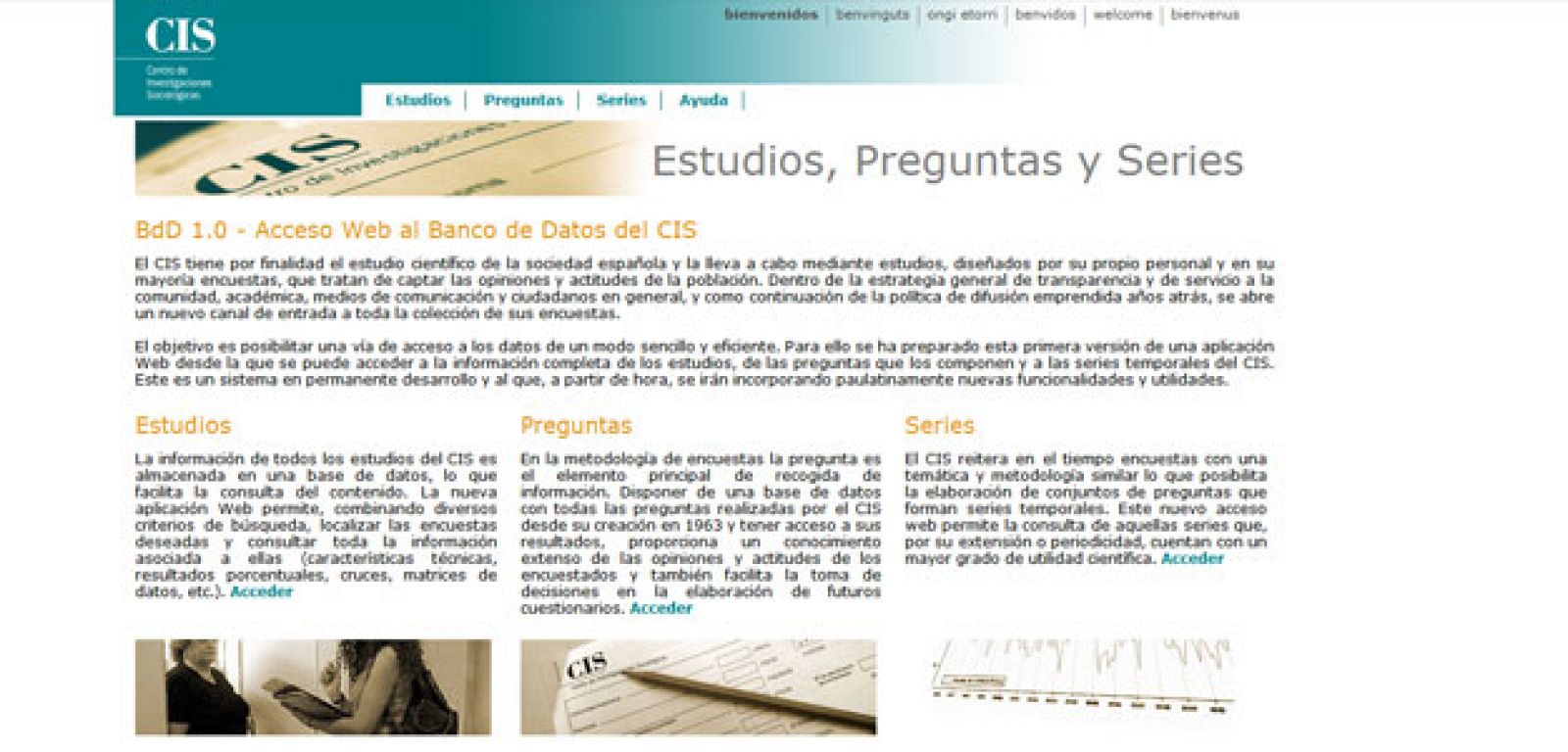 El CIS permitía desde 2009 el acceso de los usuarios a los microdatos.