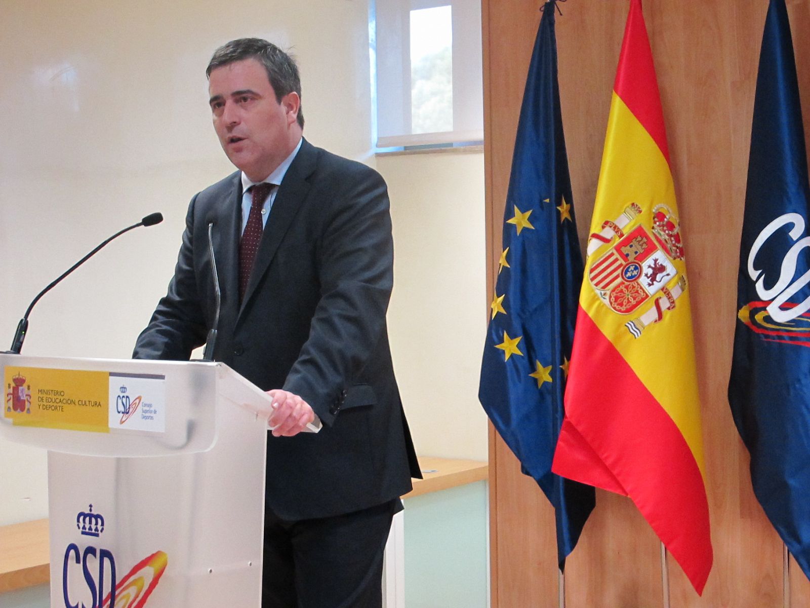 Miguel Cardenal, en el acto de presentación como presidente del Consejo Superior de Deportes.