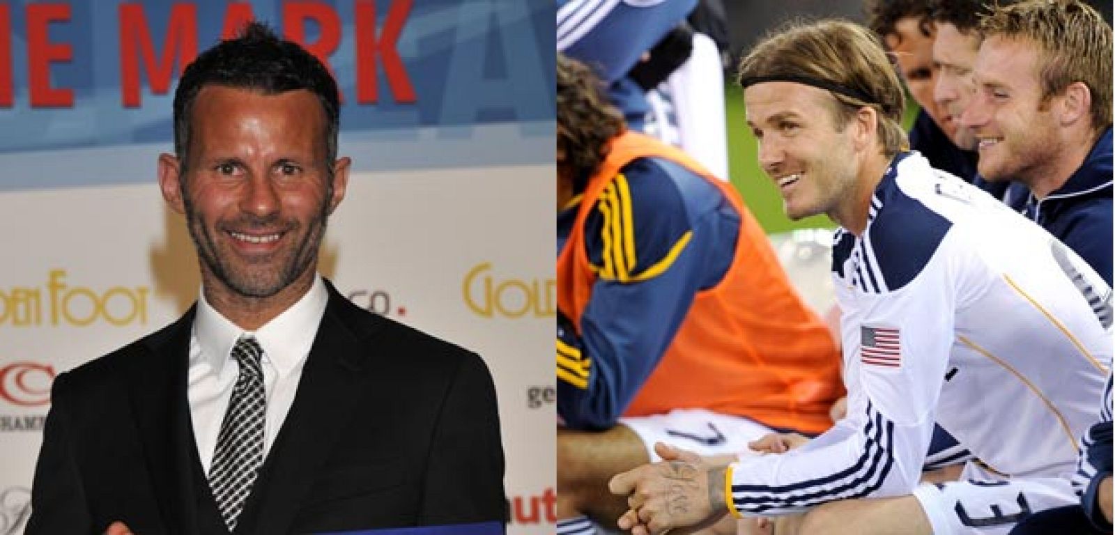 BECKHAM Y GIGGS