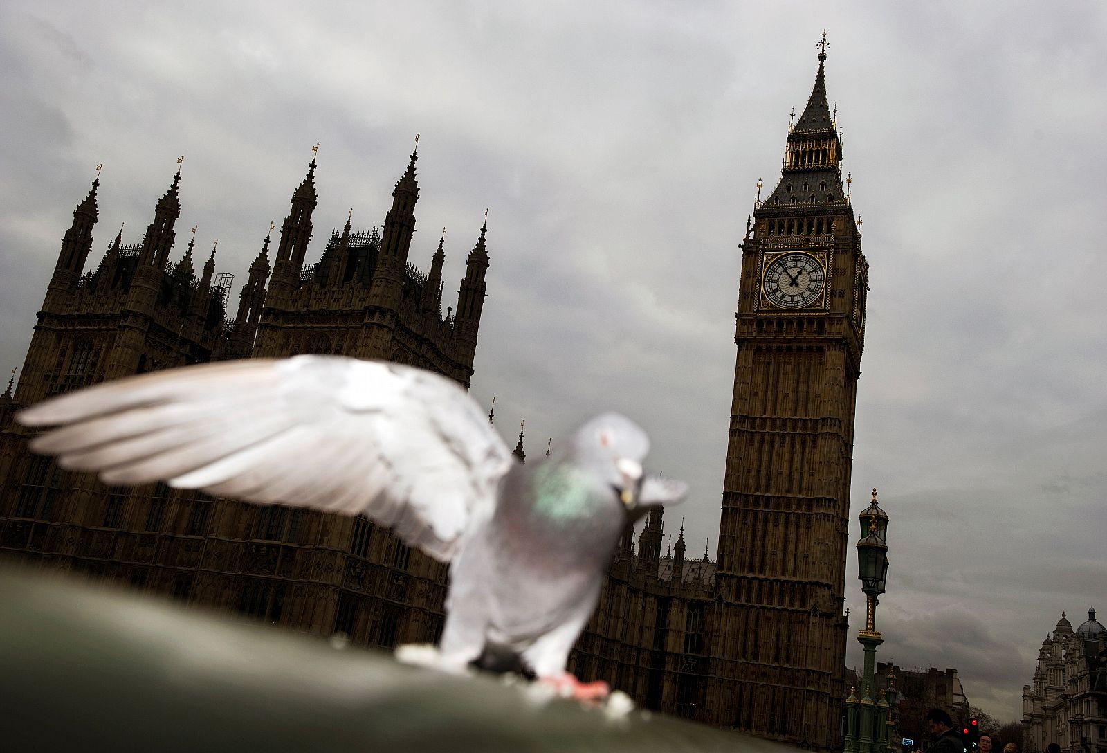 El Parlamento británico, situado a orillas del Támesis.