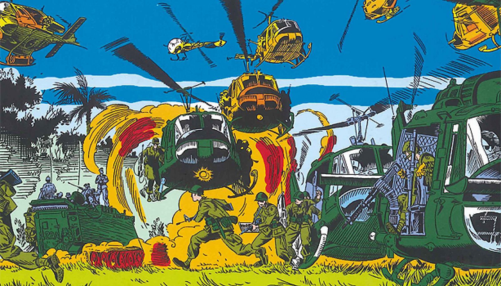 Viñeta de 'The Nam', de Doug Murray y Michael Golden