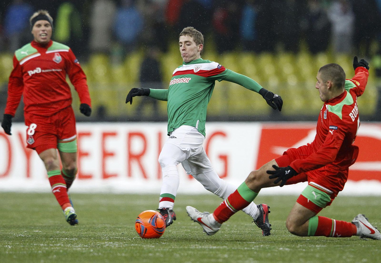 Iker Muniain, autor del gol del Athletic, fue el mejor del conjunto español en el partido