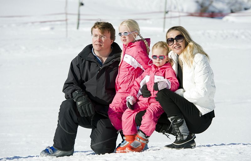 El príncipe Johan Friso junto con su familia pasando las vacaciones en Austria, en una imagen de archivo.