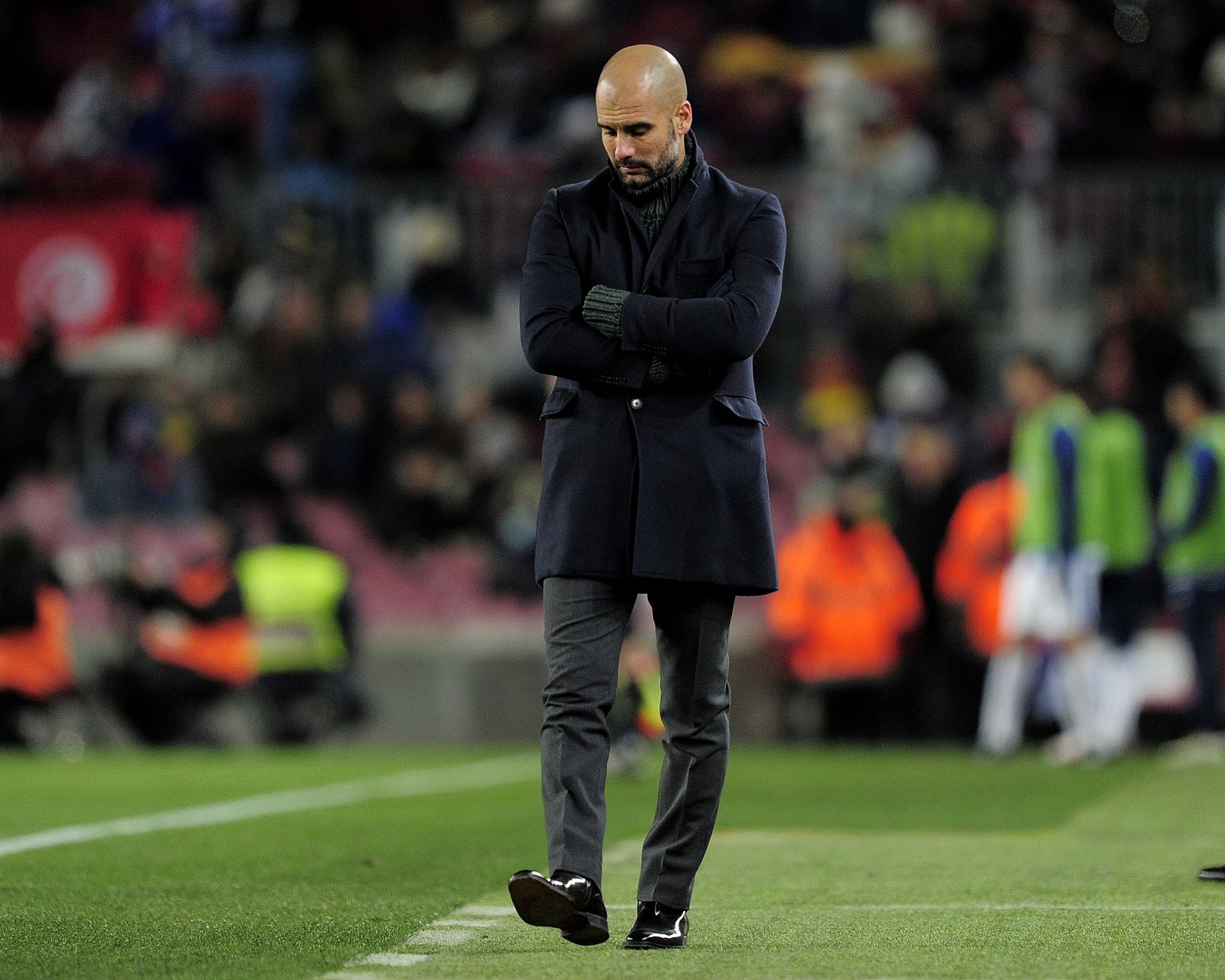 El técnico del FC Barcelona, Pep Guardiola, afronta el choque ante el Valencia.