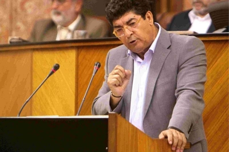 El candidato de IU a la Presidencia de la Junta de Andalucía, Diego Valderas