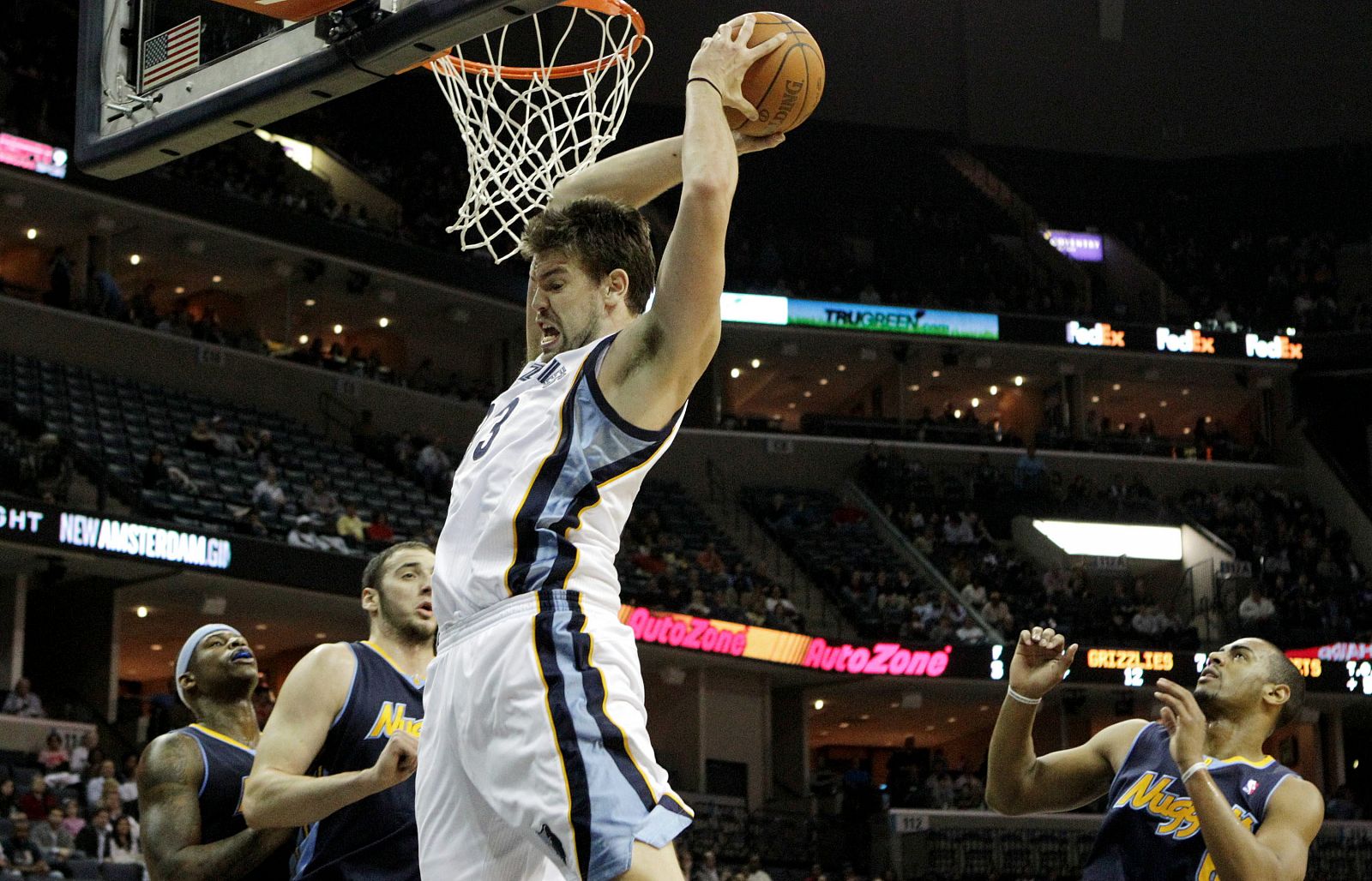 Marc Gasol, líder indiscutible en su equipo, los Grizzlies de Memphis.