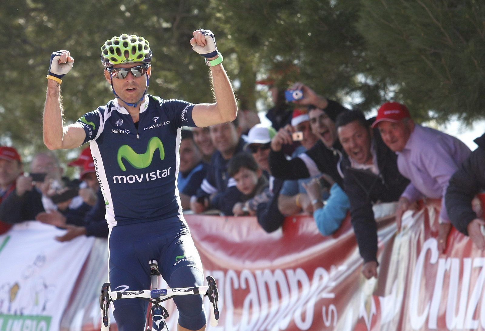 Alejandro Valverde, líder del Movistar en la París-Niza