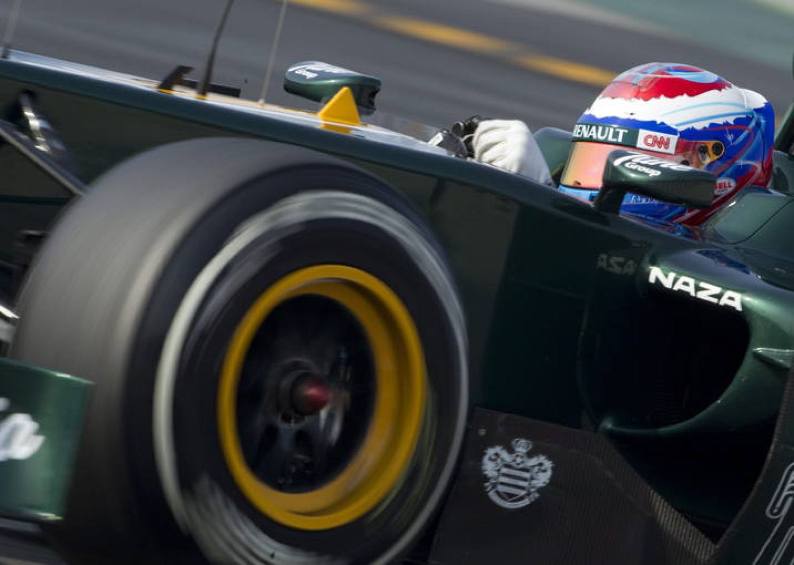 El piloto ruso Vitaly Petrov, de la escudería Caterham F1.