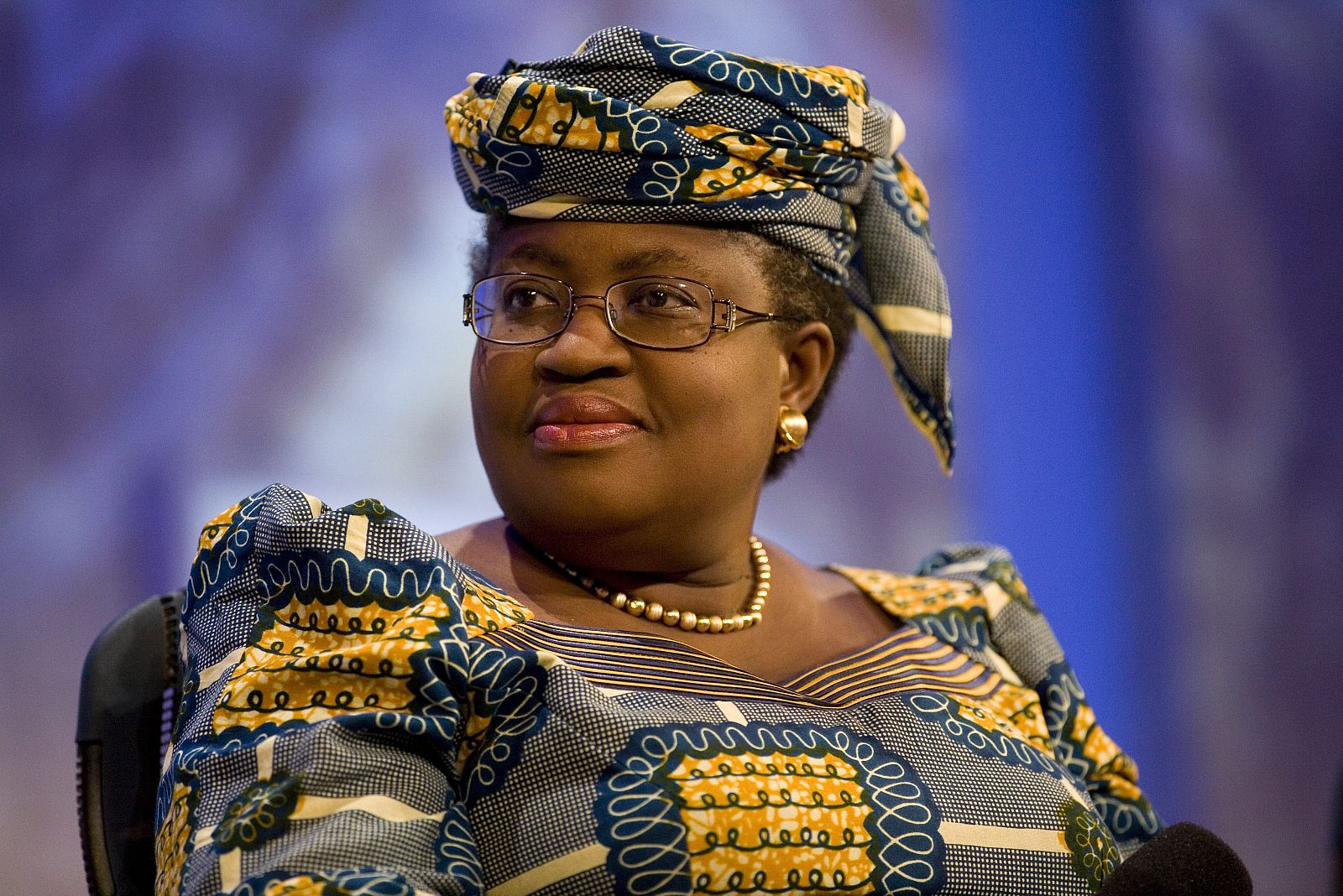 Fotografía de archivo de la ministra nigeriana, Ngozi Okonjo-Iweala