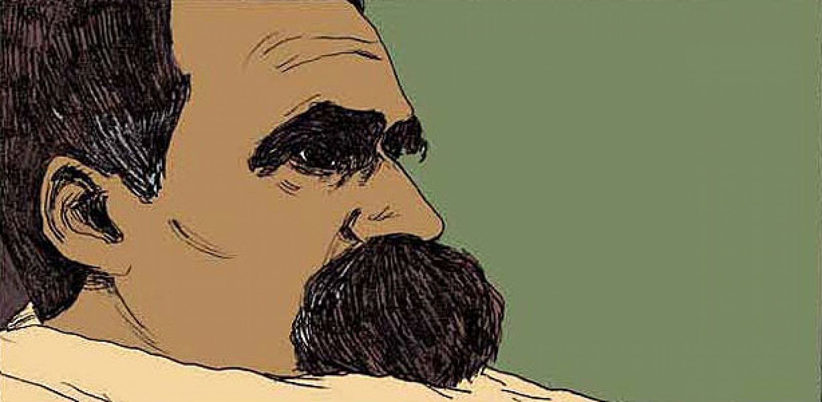 Viñeta de 'Nietzsche', de Maximilien Le Roy y Michel Onfray