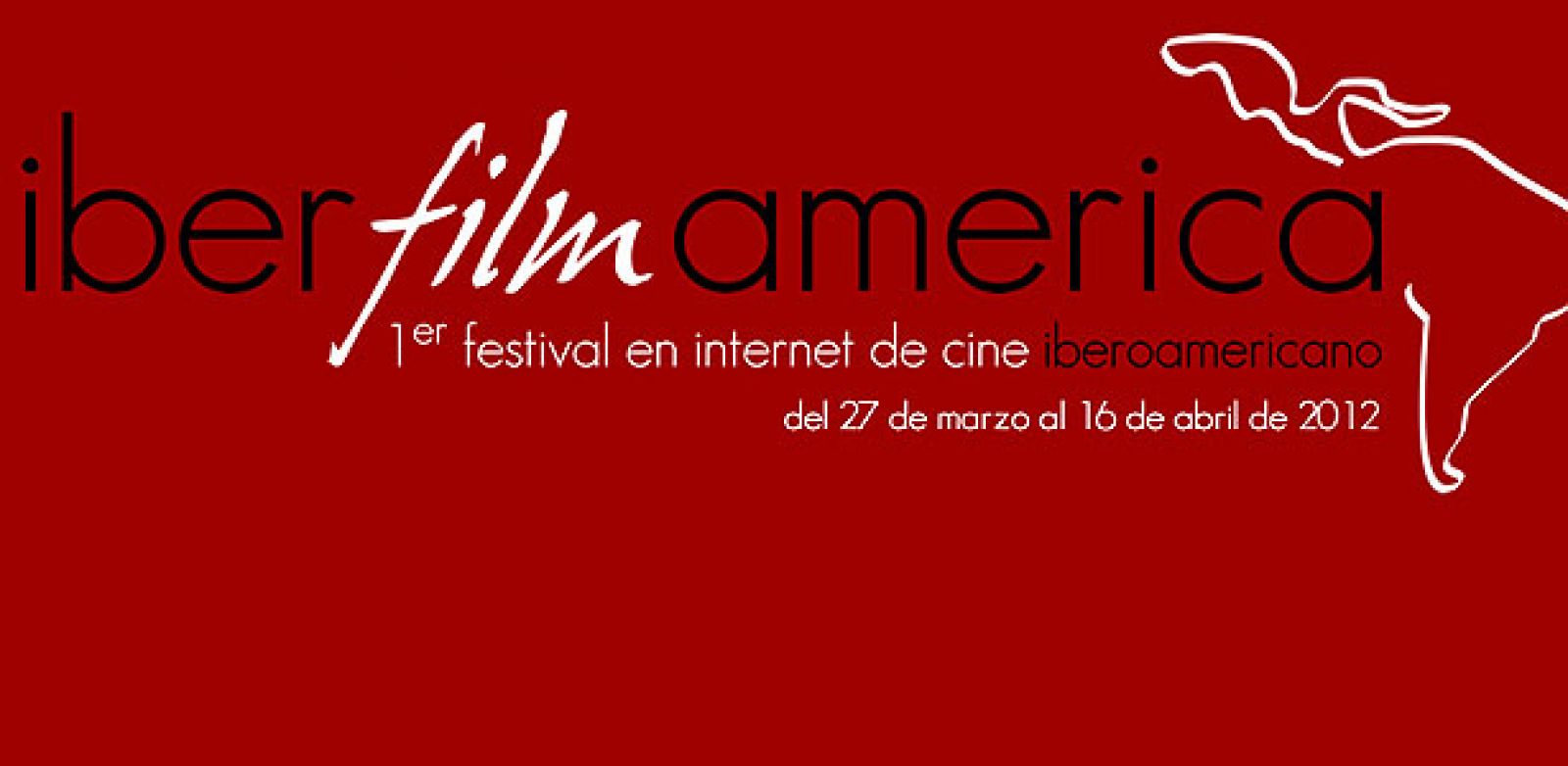 Logotipo de Iber film america, el primer festival en internet de cine Iberoamericano