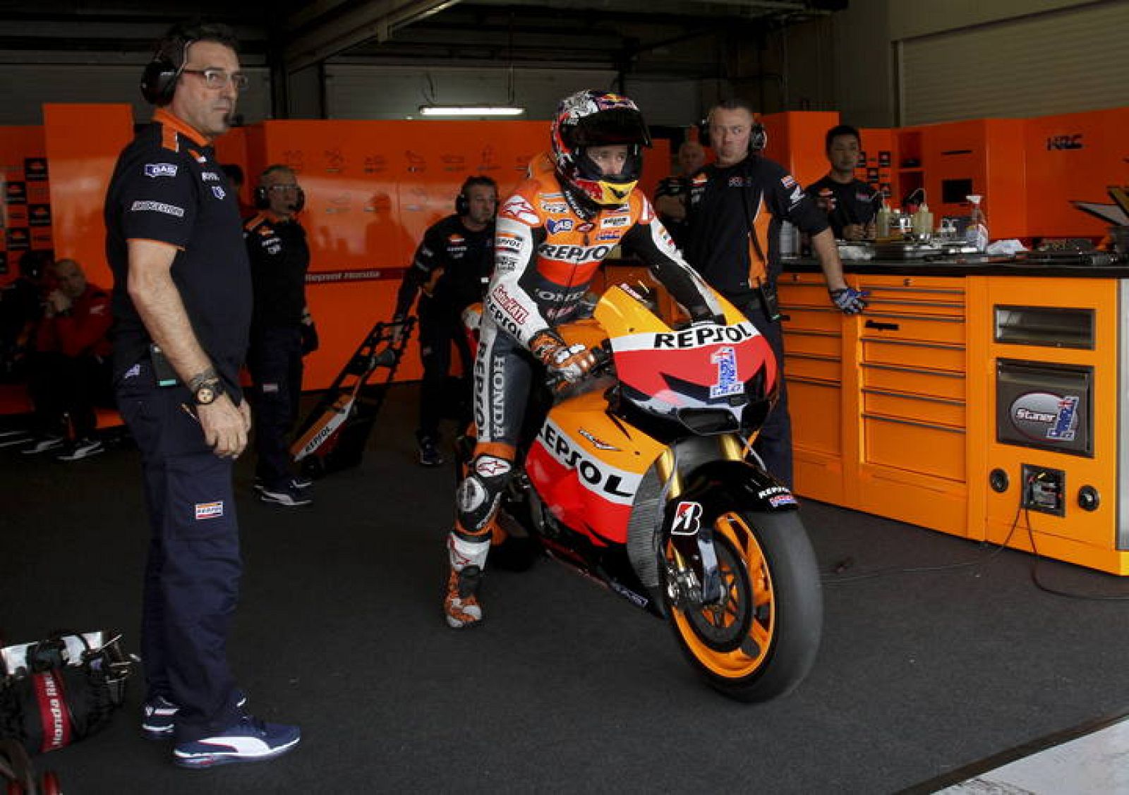 El piloto australiano del equipo Honda Casey Stoner