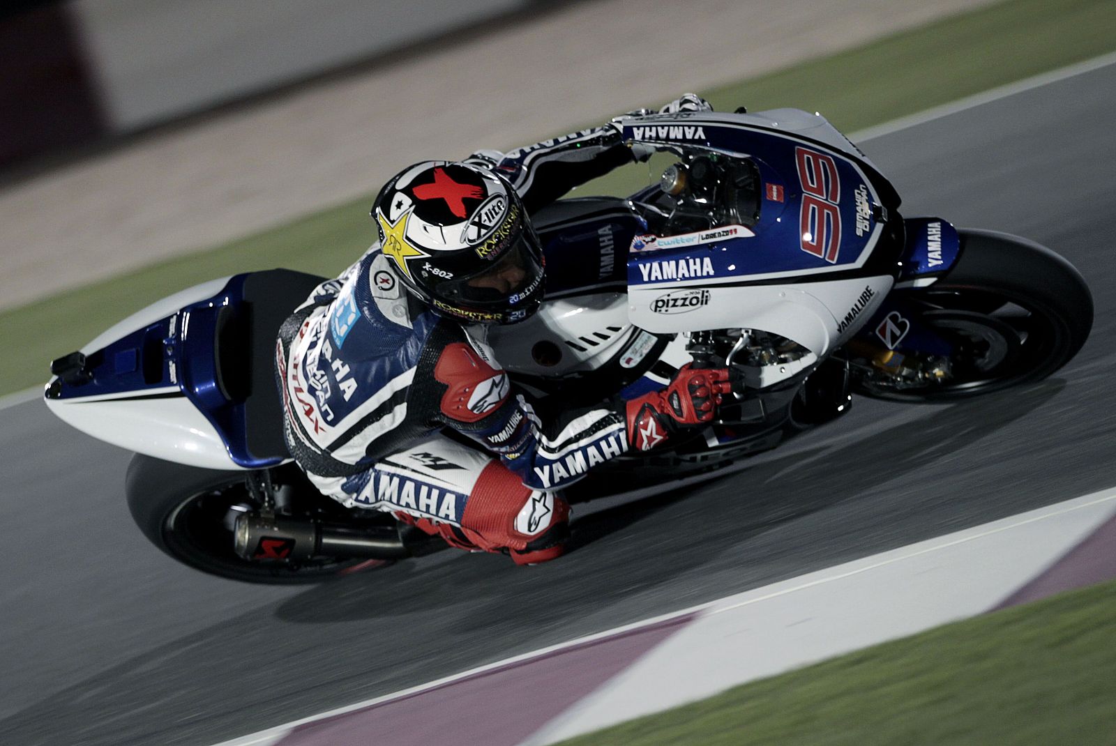 Jorge Lorenzo, en la tercera sesión de entrenamientos libres en Doha.