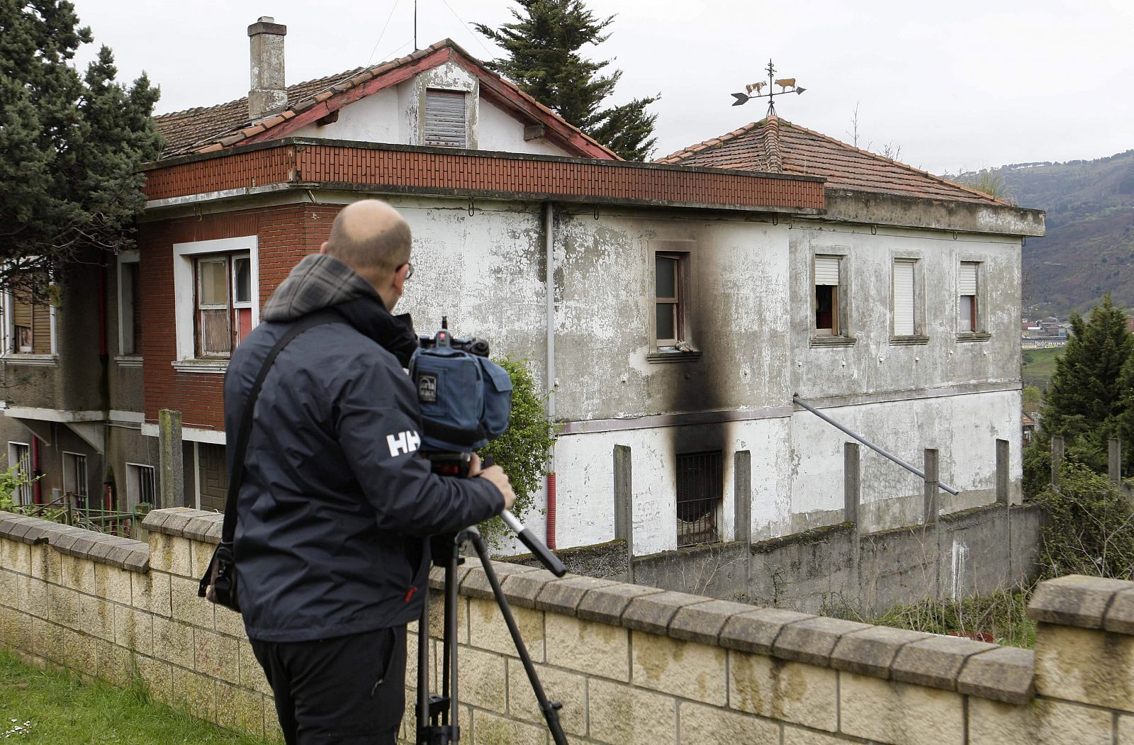 Casa de Portugalete en la que ha muerto un varón de 45 años tras el incendio