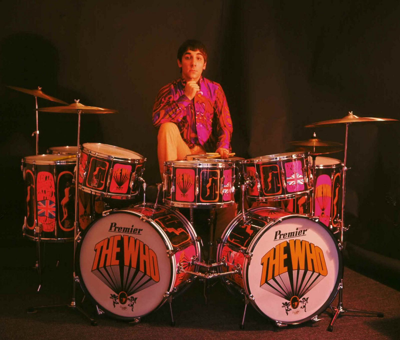 El batería de The Who, Keith Moon, fallecido en 1978.