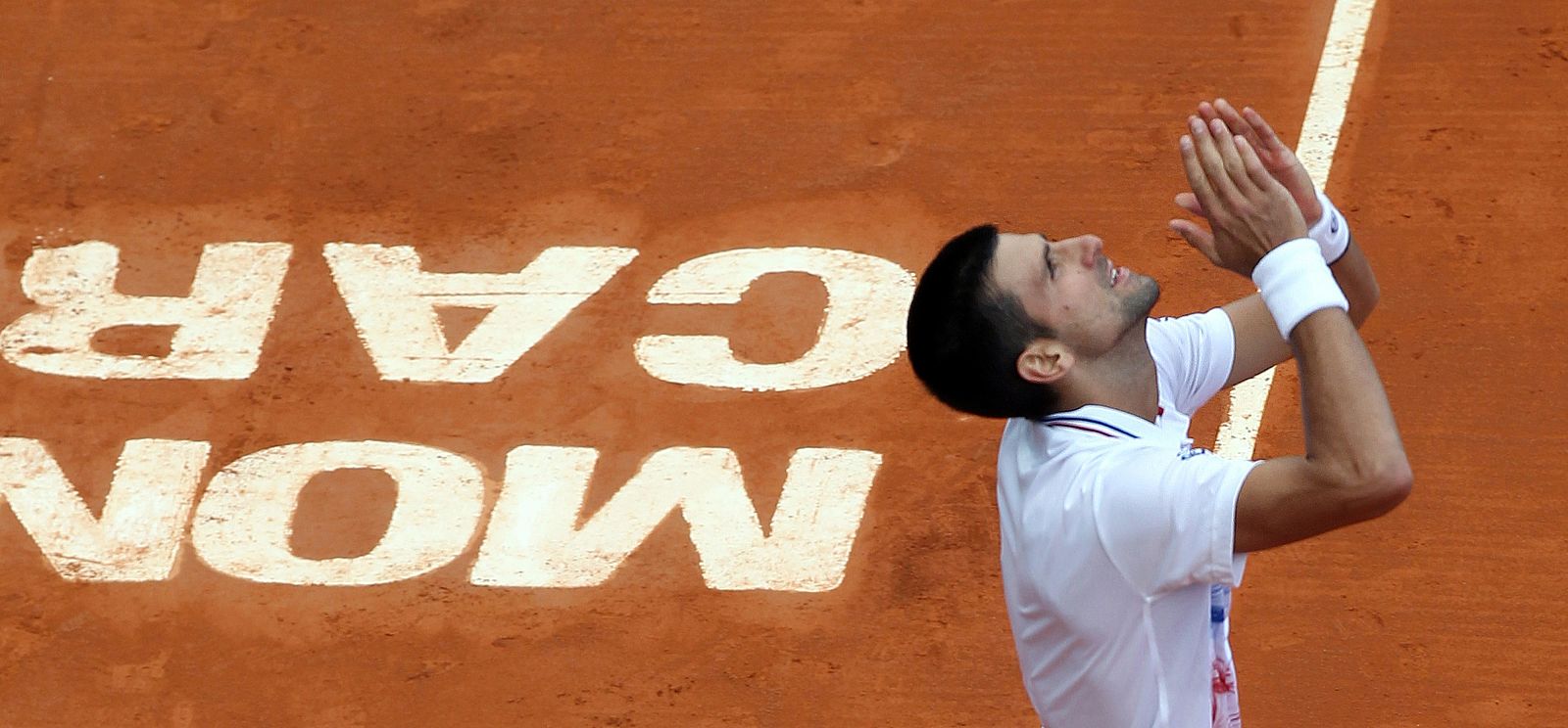 El tenista serbio Novak Djokovic, en Montecarlo