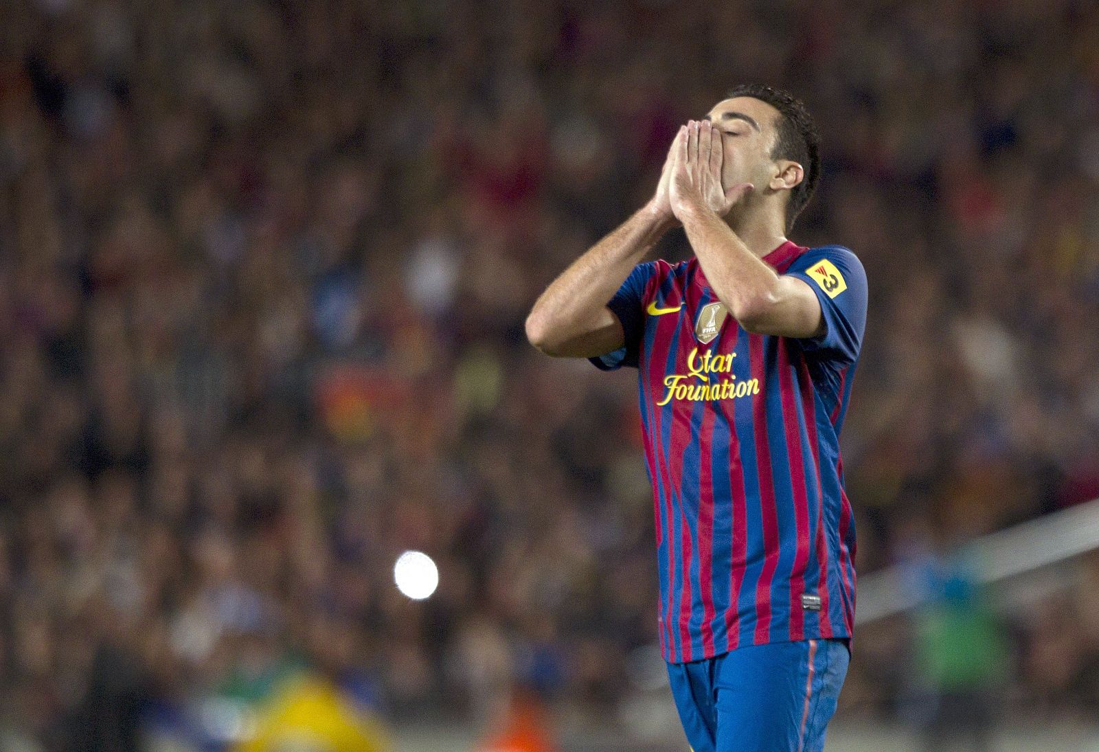 El centrocampista del FC Barcelona, Xavi Hernández.