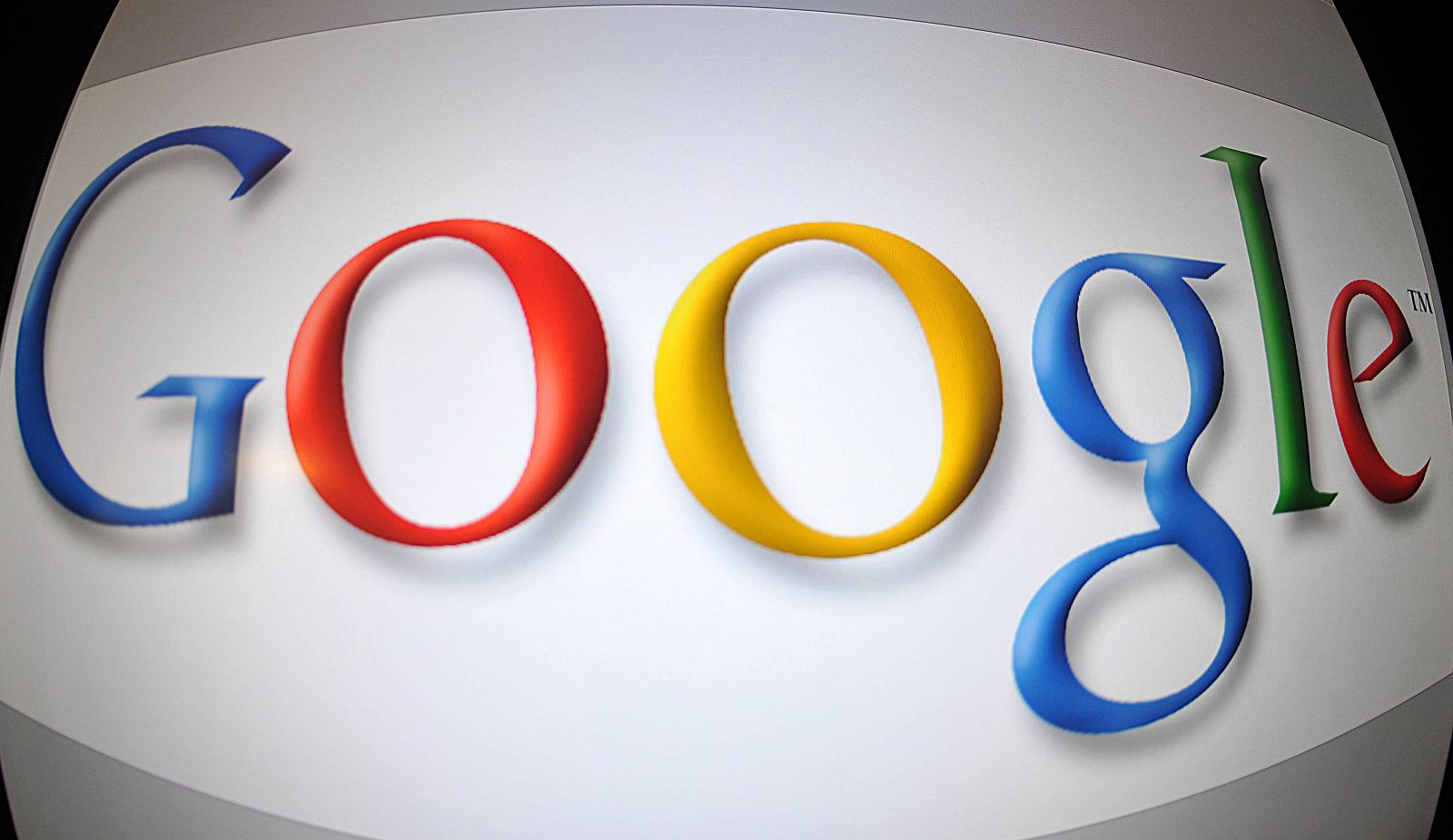 Imagen del logo de Google tomada en Washington D.C.