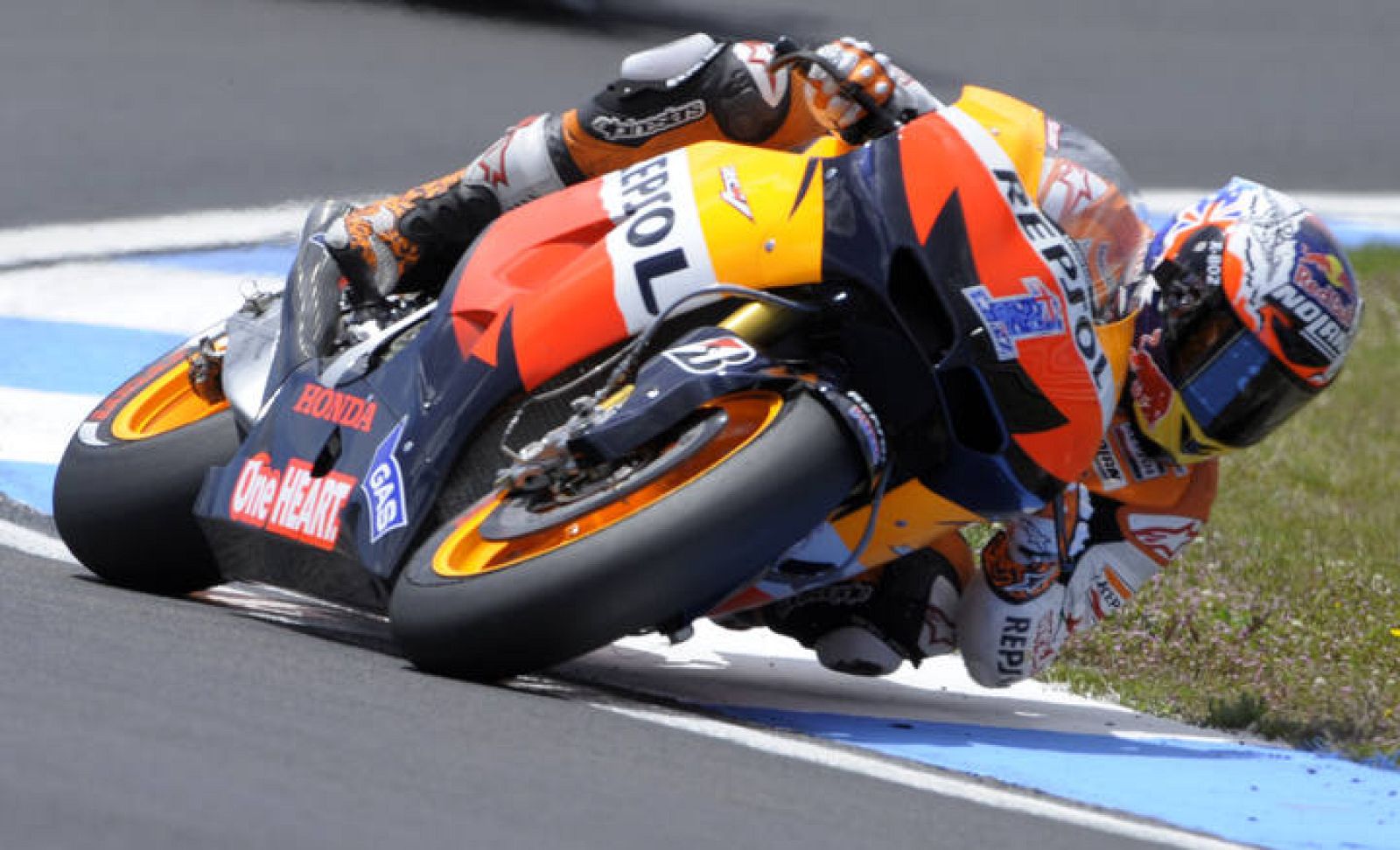 El piloto de Honda, Casey Stoner