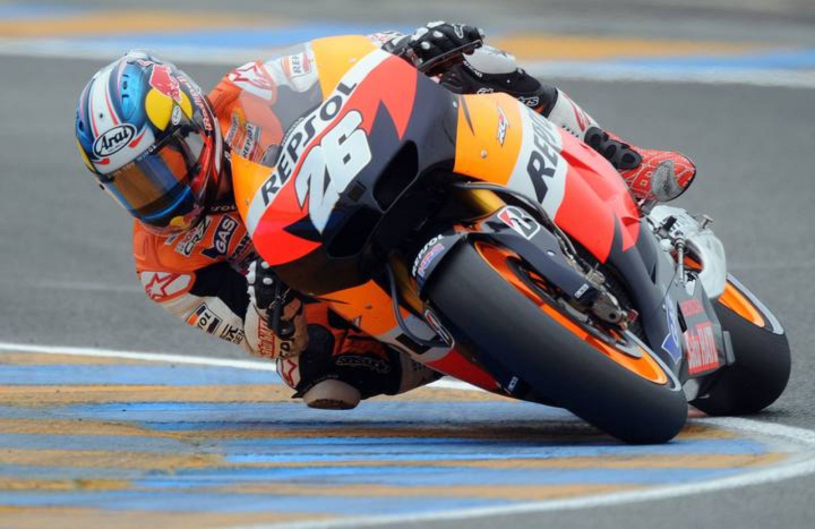 Dani Pedrosa, en el circuito de Le Mans.